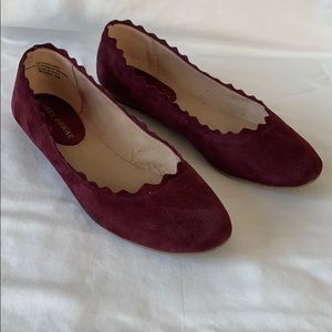 Suede flats